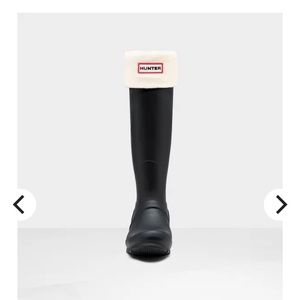 Hunter Original Tall Boot Socks: Cream